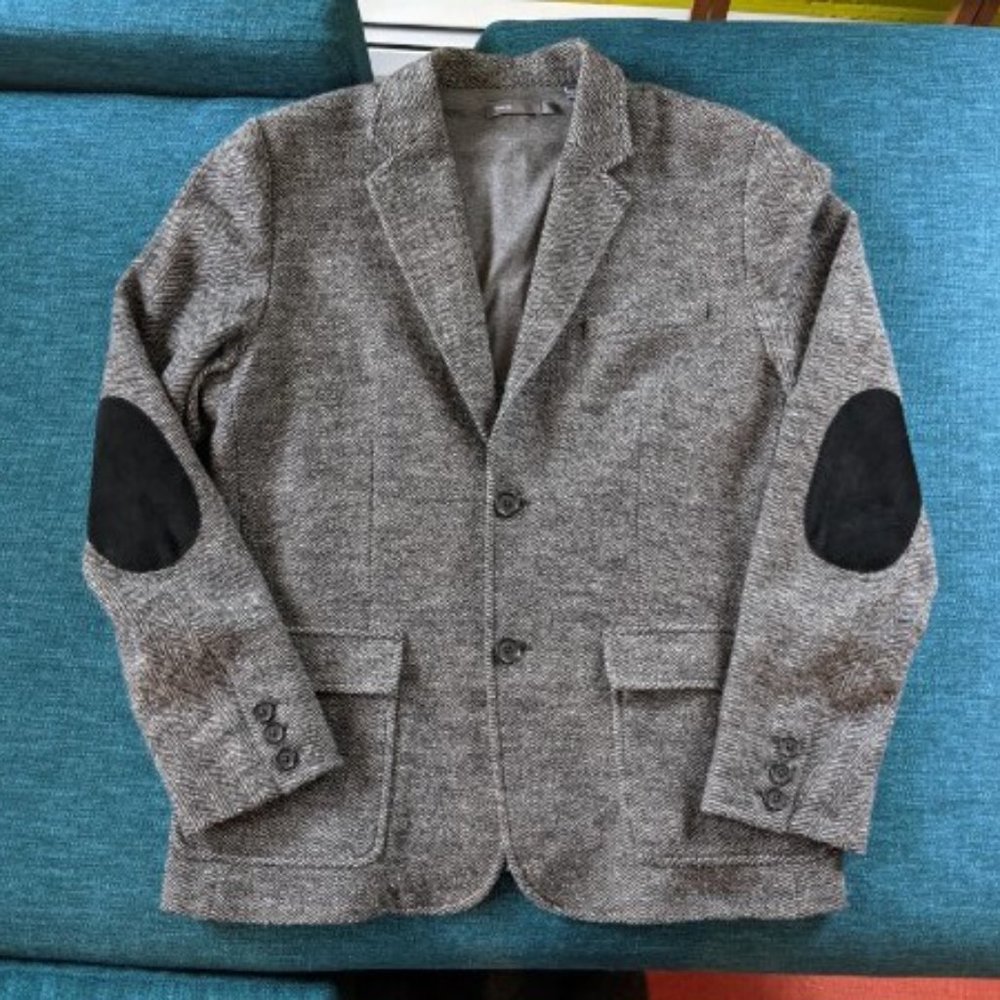 VINCE unstructured sport coat blazer herringbone